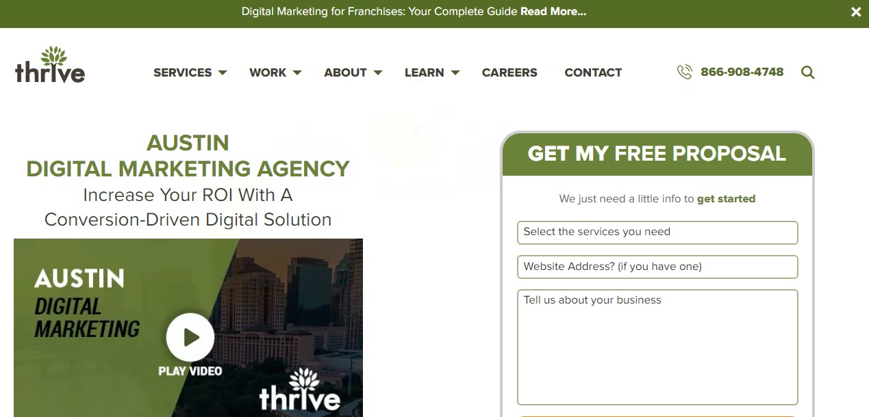 layanan pemasaran thrive digital agency austin